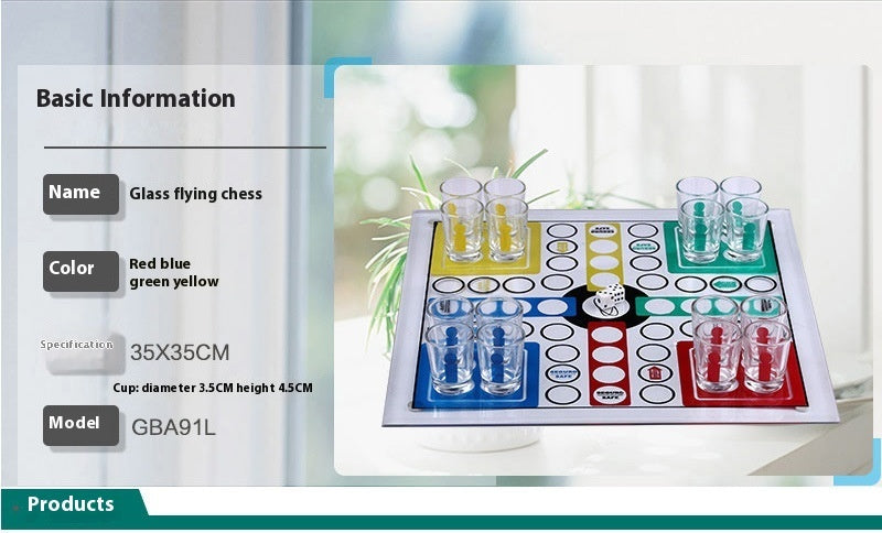 Material Wine Table Game Wine Glass Aeroplane Chess