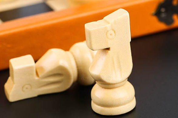 Qin Han Hutong Solid Wood Portable Chess Board