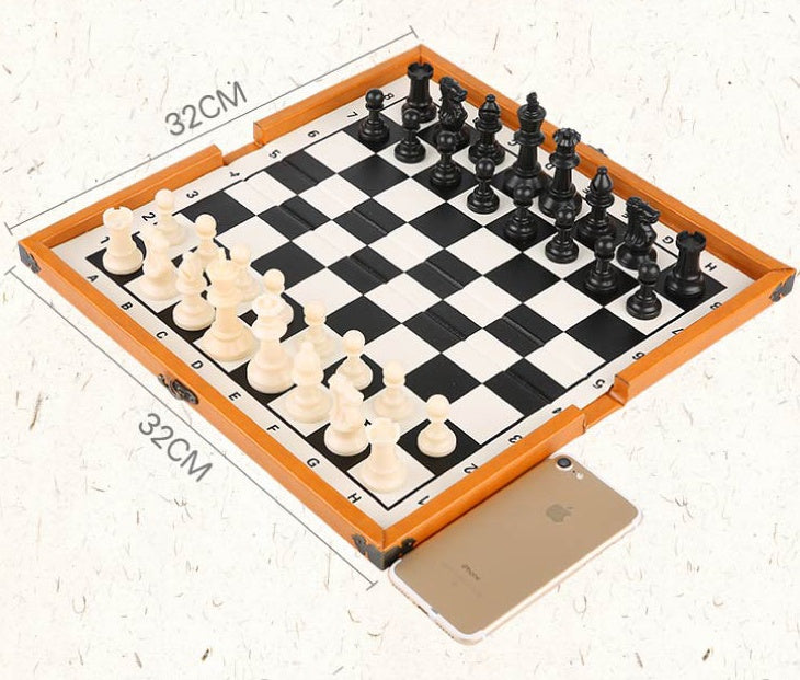 Qin Han Hutong Solid Wood Portable Chess Board