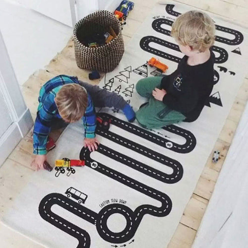 Adventure road&hopscotch crawling mat