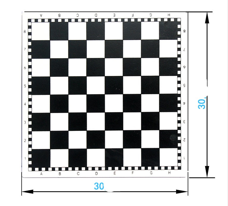 Cartoon solid wooden doll puzzle chess