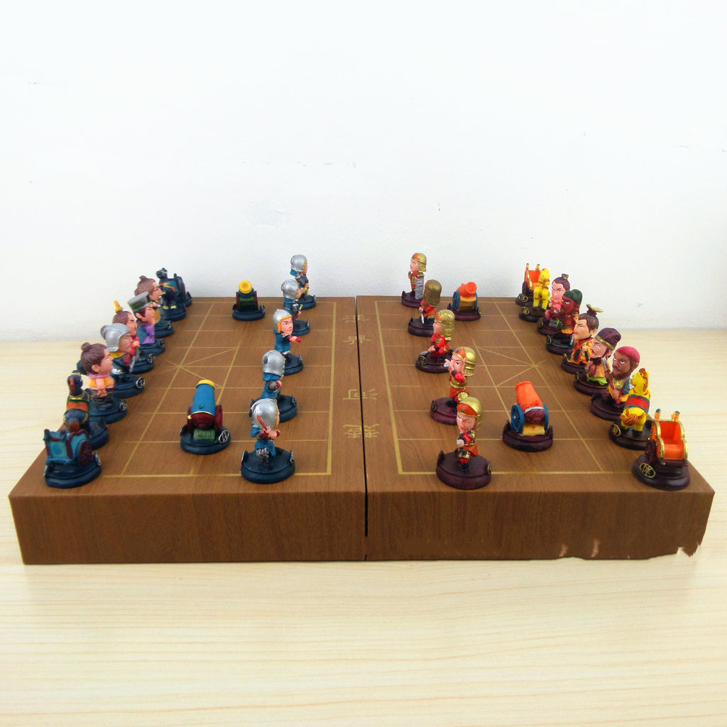 Three Kingdoms Characters Three-dimensional Chess Cartoon Children Fun