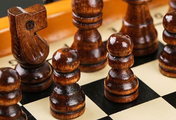 Qin Han Hutong Solid Wood Portable Chess Board