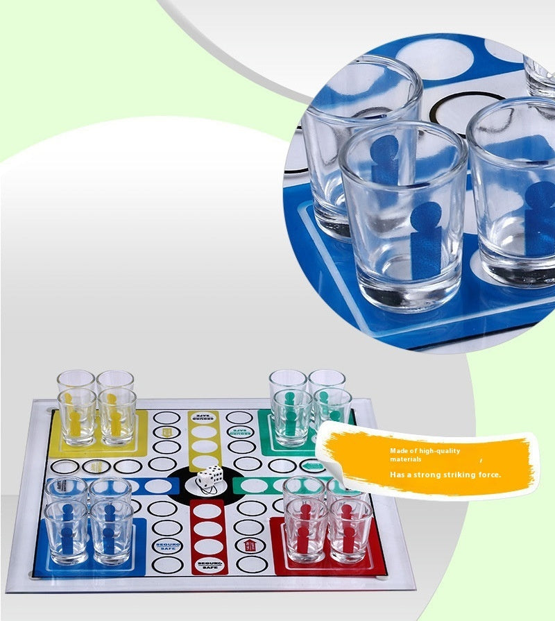 Material Wine Table Game Wine Glass Aeroplane Chess