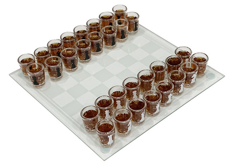 Wine Glass Chess Toy Household