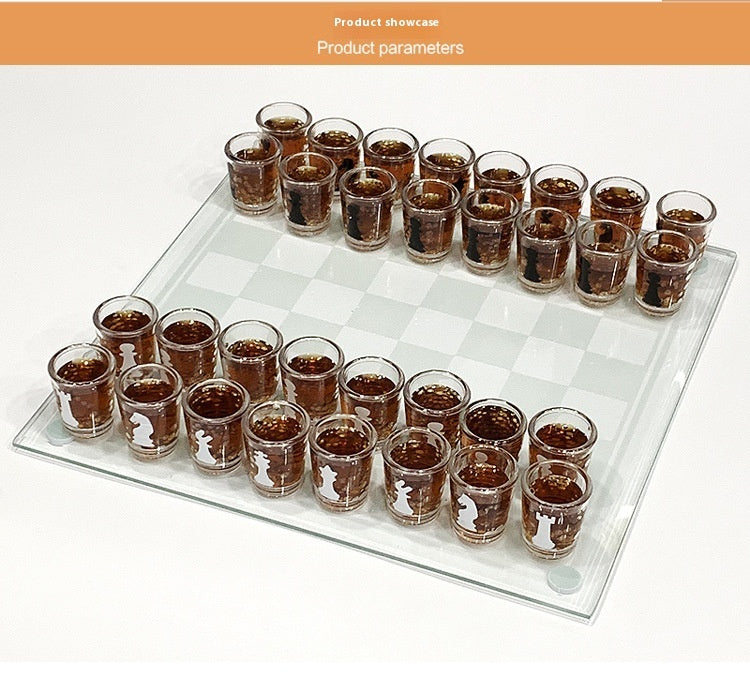 Wine Glass Chess Toy Household