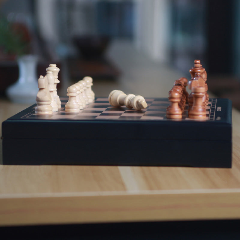 Mini Chess Children's Board Wooden Chess