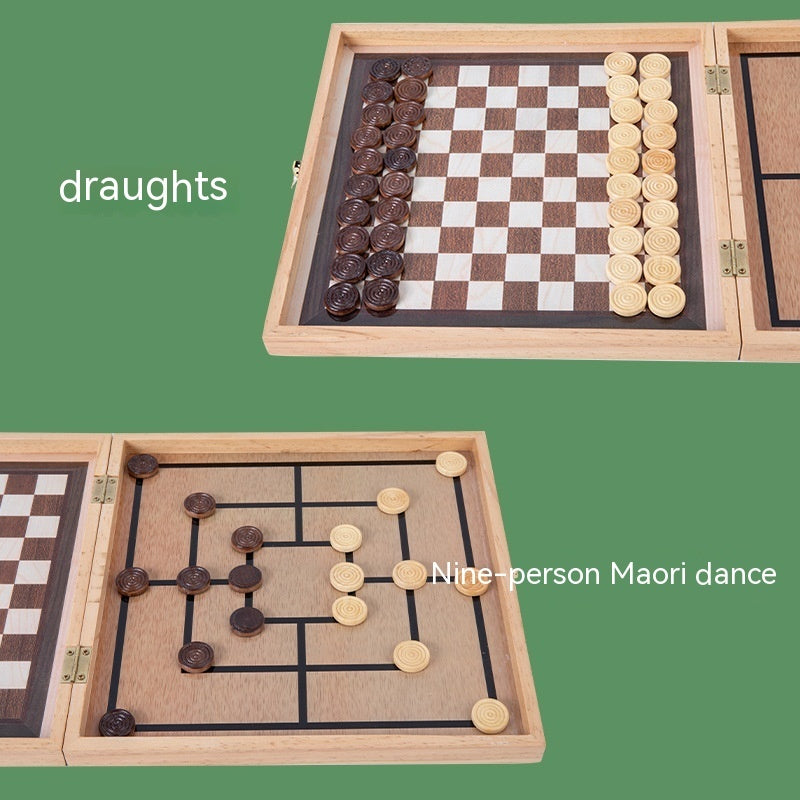 Four-in-one Foldable And Portable Storage Game Chess Box Set