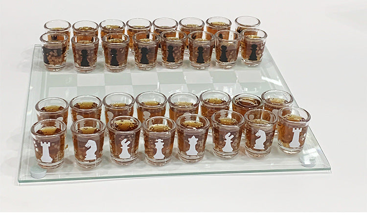 Wine Glass Chess Toy Household