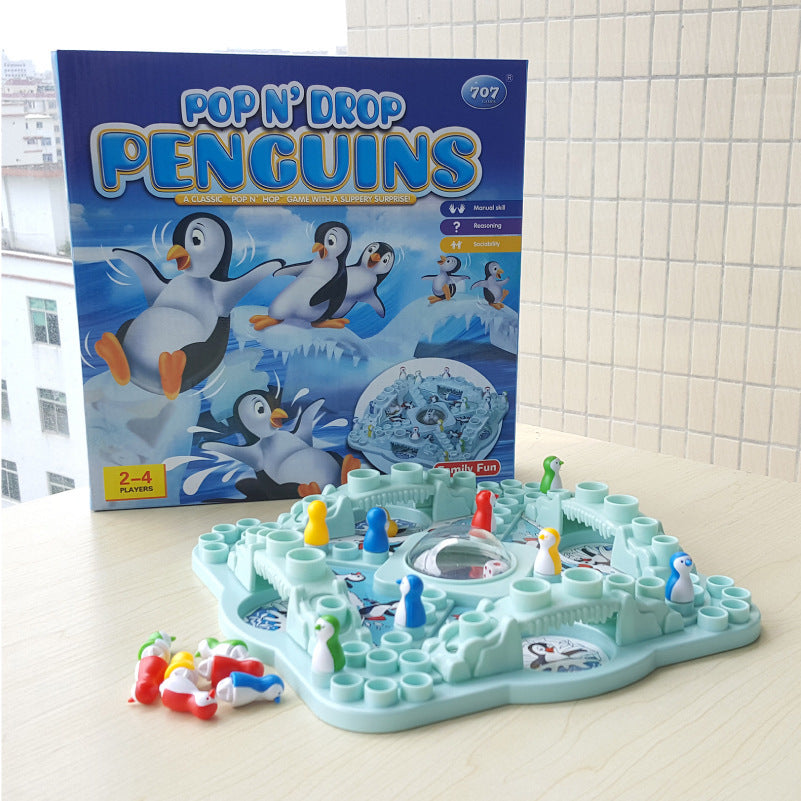 Penguin Flying Chess Parent-child Interactive Chess Educational Toys