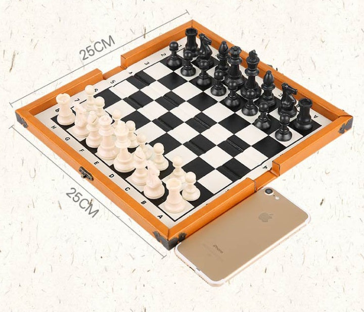 Qin Han Hutong Solid Wood Portable Chess Board
