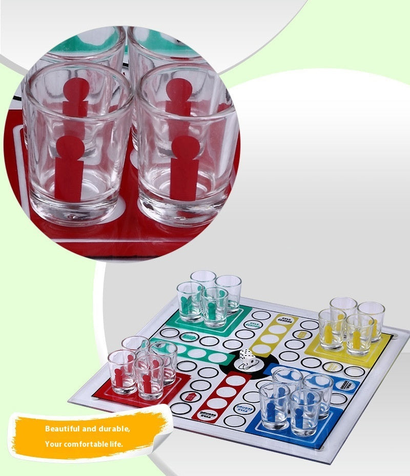 Material Wine Table Game Wine Glass Aeroplane Chess